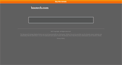 Desktop Screenshot of bootech.com
